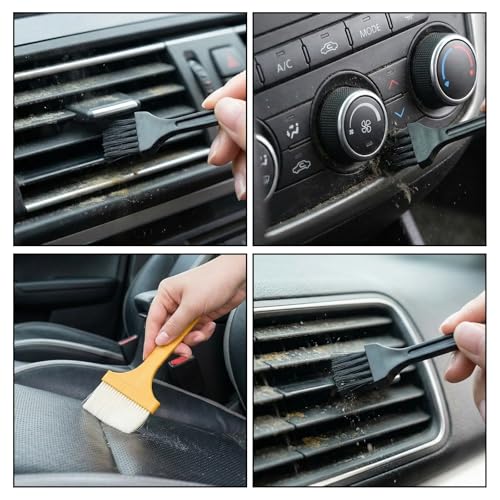 24 Pcs Small Cleaning Brush Mini Anti Static Brush Keyboard Brushes Electronic Cleaning Brushes for Computer Keyboard Laptop Motherboard Camera Car Vents Small Space - view 4