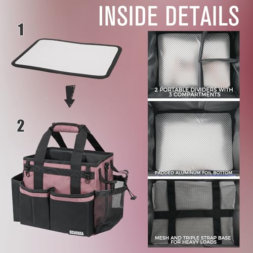Compact Wearable Cleaning Caddy with Handle & Shoulder Straps - view 4