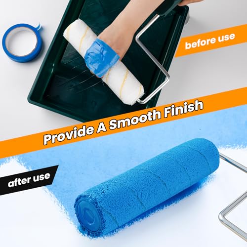 Paint Roller Kit with Extension Pole, 9 Inch Paint Roller Set - view 4