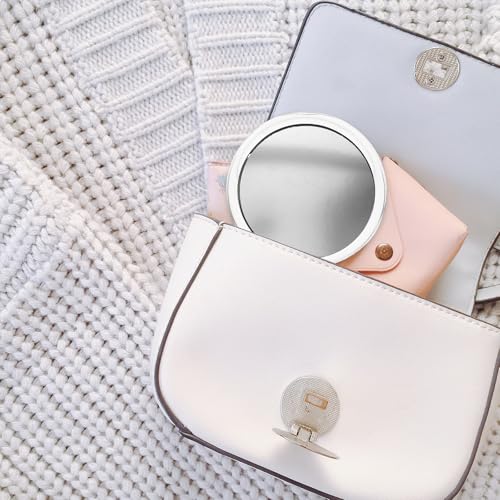 20x Round Magnifying Mirror Glass with Suction Cups, PP Frame - view 4