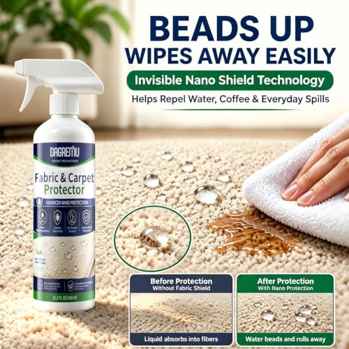 Fabric Protector Spray –15.2oz Nano Water Repellent Stain Guard for Fabrics - view 3
