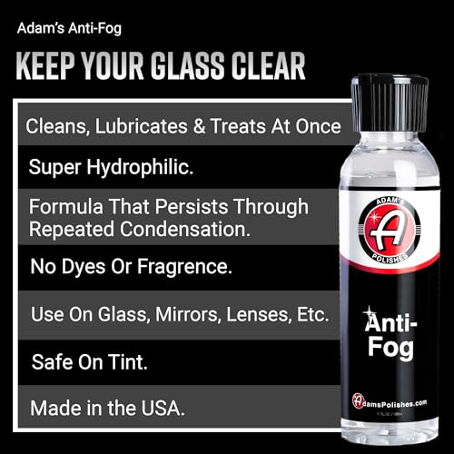 Anti-Fog (4 fl. oz) - Glass, Mirror, Shower Door, Visor, Lens Anti-Condensation Treatment | Long-Lasting, Easy Application | Safe for All Surfaces - Helmets, Visors, & Face Shields - view 2