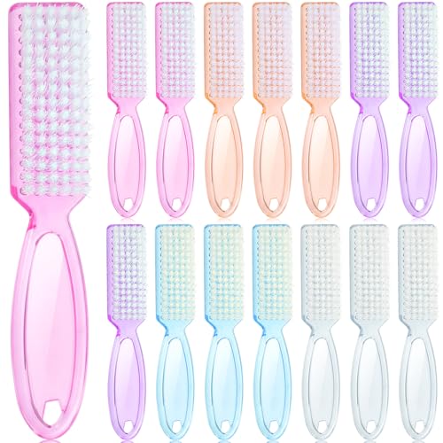 15 Pieces Nail Brush Handle Grip for Fingernail Toe Scrub Cleaning