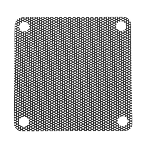 10PCS PC Dust Filter, 60mmx60mm PVC Computer Case Cooler Dustproof Mesh Cover Fan Grills for Computer Chassis Speaker, Black