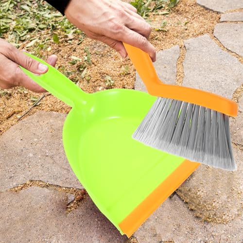 Mini Hand Broom and Dustpan Set, PP Desktop Cleaning Tool for Crumbs - view 5