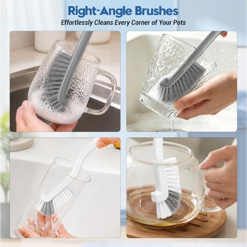 20 Pcs Crevice Cleaning Brush,Multifunctional Grout Brush and Straw Brush - view 5