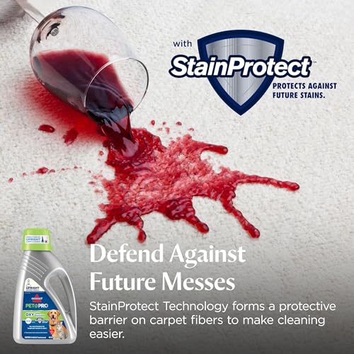 PET PRO OXY Urine Eliminator with Febreze Carpet Deep Clean Solution, with StainProtect Technology, for use in leading upright carpet cleaners, 48oz, Our best formula for pet messes & odors - view 6