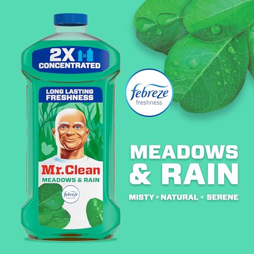 All Purpose Cleaner, Floor Cleaner for Mopping Home, Bathroom, & Kitchen, Cleaning Liquid for Mop & Bucket, Cleaning Supplies, Multi-Surface Dilutable, Meadows & Rain, 41oz - view 4