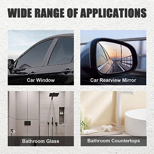 Small Silicone Window Squeegee, Car Windshield Water Blade Squeegee, Multifunctional Auto Squeegee with 5.9 Inch Blade and Non-Slip Handle for Car Window, Mirror, Home Cleaning (Black) - view 5