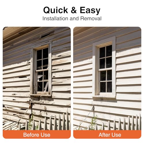 Vinyl Siding Removal Tool for Installation and Repair – Steel Blade, Extra Long Non-Slip Handle, Vinyl Siding Tools Kit to Avoid Damage Essential siding Zip Tool for Installer & DIY (Orange) - view 6
