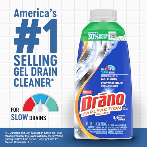 EarlyAction Foamer Drain Clog Remover, Garbage Disposal Cleaner, 17oz - view 3