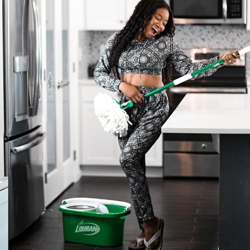 Libman Tornado Spin Mop System with Bucket & Wringer, 1 Refill Head - view 6