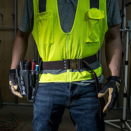 80080 6-Piece Hand Tool Kit with 2 Screwdrivers, 3 Pliers, Wire Stripper and Cutter and 5225 48-Inch Waist Electrician Tool Belt - view 7