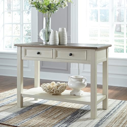 Bolanburg Farmhouse Sofa Console Table, White - view 2