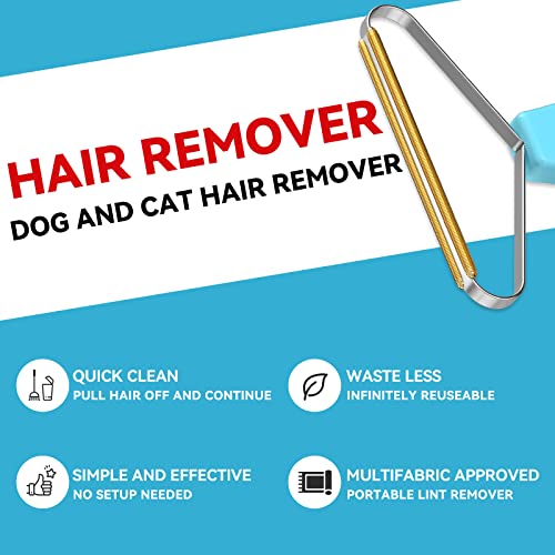 Lint Remover 3-Pack, Pet Fur Remover, Carpet Rake, Lint Brush - view 6