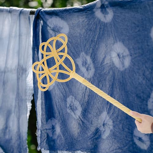 Carpet and Rug, Rattan Rug Pillow Dust Long Handle Paddle Comforter Manual Dust Sweep Tools for Quilts Bedding - view 4