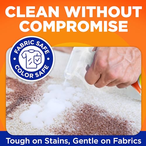 Laundry Stain Remover Spray with Oxi | Stain Remover for Clothes, Carpet, Upholstery, Pet Bedding, & More | Stain Treater Spray for Tough Stains from Wine, Coffee, Grease | 22 Fl Oz (Pack of 4) - view 4
