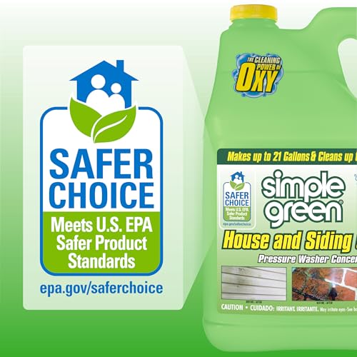 Oxy Solve House and Siding Pressure Washer Cleaner - Removes Stains from Mold & Mildew on Vinyl, Aluminum, Wood, Brick, Stucco - Concentrate 1 Gal. - view 4