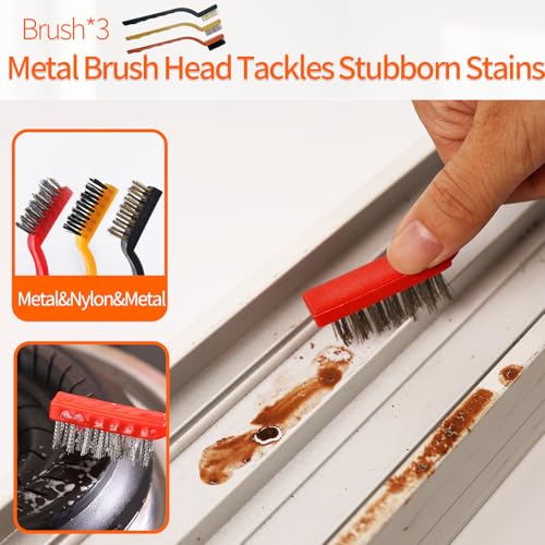 13Pcs Window Track Cleaning Tools - Sliding Door Track Cleaner Kit - view 6