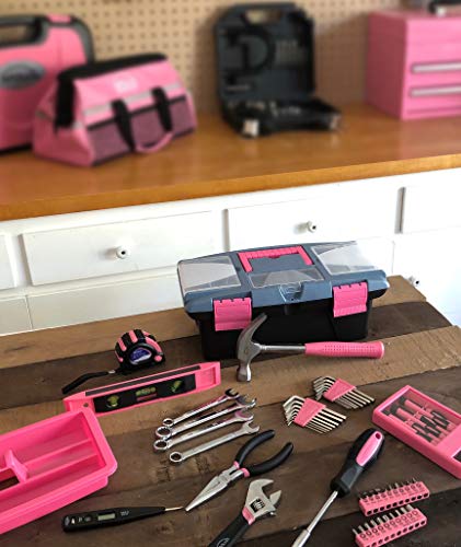 Tools 53 Piece Household Tool Set, Pink DT9773P - view 3