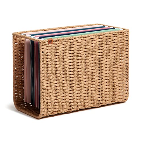 Desktop Hanging File Organzier, Woven Texture, Letter Size - view 5