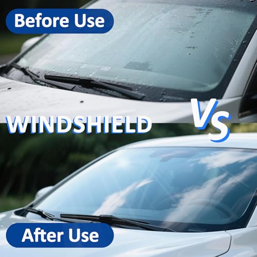 Oil Film Remover for Car Windshield - Glass Cleaner Spray Anti-Fog Rain Repellent - Removes Grease Silicone Water Spots Road Grime - Interior Exterior Windows (2, Fluid Ounces) - view 3
