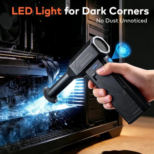 Electric Compressed Air Duster Rechargeable, 130,000RPM, 8000mAh - view 4