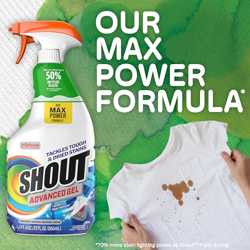 Advanced Gel Laundry Stain Remover Spray, 22oz, (1-Pack) - view 3