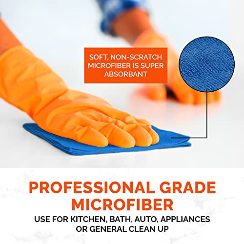Cleanser Trio - Mega Bundle (21 Oz Cleanser and Polish Powder | 26 Oz Liquid Soft Cleanser | 13 Oz Cooktop Cleaner) Plus 1 Foxtrot Microfiber Towel and 1 Microfiber Scrubber Sponge - view 3