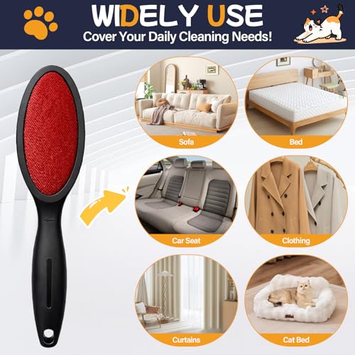 Magic Lint Remover Brush for Pet Hair, Reusable 2-Sided, 1 Pack - view 6