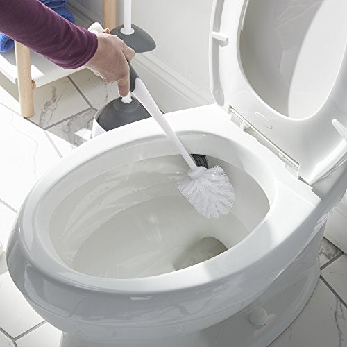 Toilet Bowl Brush With Under Rim Scrubber - view 3