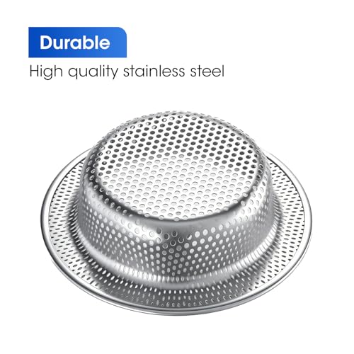 2 Pack 4.5 Inch Kitchen Sink Drain Strainer with Handle - view 5