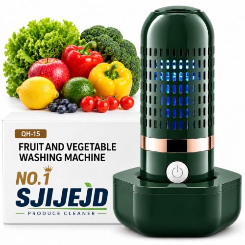 Fruit Vegetable Cleaner Wireless Rechargeable Produce Washer for Kitchen