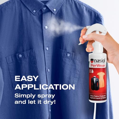PerWear Nano Fabric Protector Spray, Shield Against Liquids Keeping your Cloths Fresh and Clean, Fabric Stain Guard, Cotton, Satin, Polyester and more, PFAS Free and Water Based Formula - view 5