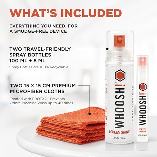 ! Screen Shine Duo – Screen Cleaner and Wipe Kit, 3.4 + 0.3 fl oz - view 2