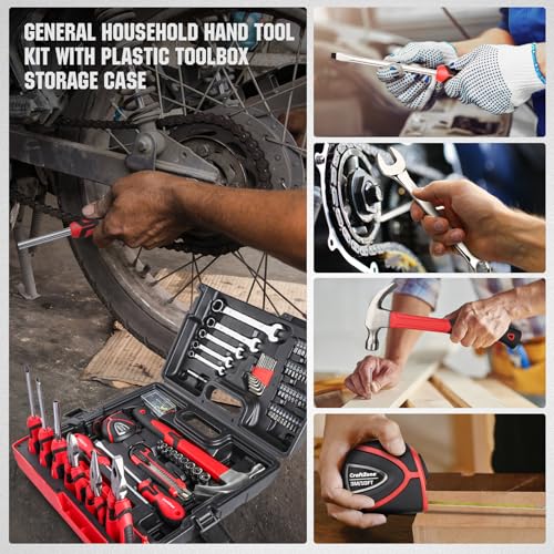 75-Piece Home Tool Kit, General Household Hand Tool Set with Case - view 5