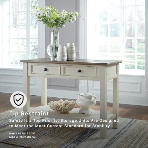 Bolanburg Farmhouse Sofa Console Table, White - view 6