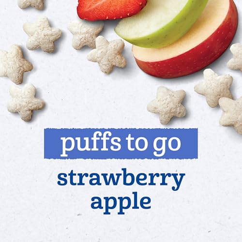 Stage 3 Strawberry Apple Puffs Baby Snack, 0.5 Oz, 12 Pack - view 4