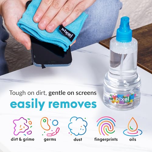 Pixel Perfect | 10oz | Screen Cleaner Kit, for TV, Laptops, Computers, Monitors, Phones, Tablets | 300ml Cleaning Kit, Premium Natural Spray - view 5
