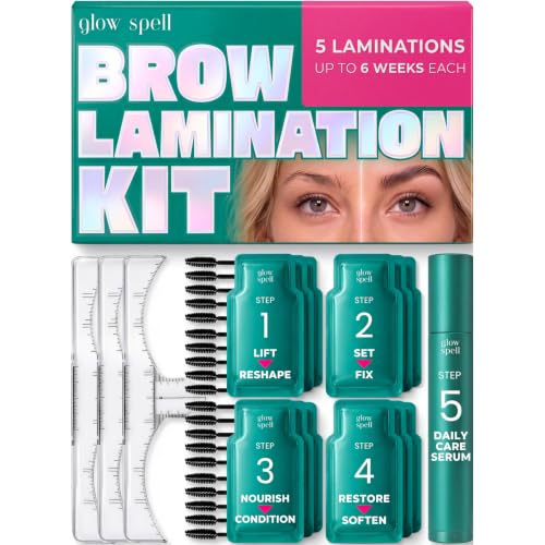 Brow Lamination Kit – PRO At Home Lift Kit with Mapping Rulers