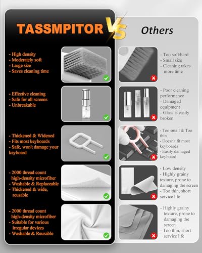 All-in-1 Keyboard Cleaner Laptop Cleaning Kit,Computer Screen-Safe Tools - view 5