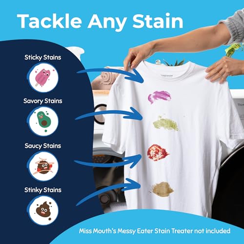 Messy Eater Laundry Brush for Stain Treating Fabrics - view 6