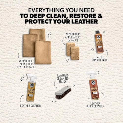 9-Piece Leather Cleaner & Conditioner Kit for Car Interiors - view 3
