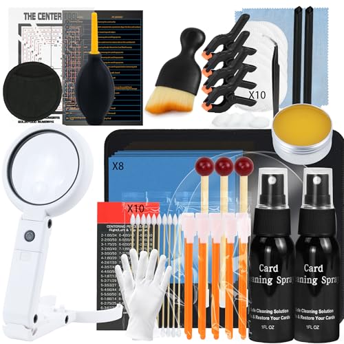 Upgraded Card Cleaning Kit, 21-in-1 Trading Card Polishing
