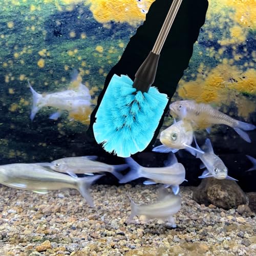 Fish Tank Cleaning Tools, Aquarium Gravel Brush, Scrubber & Glass Cleaning Kit - view 7
