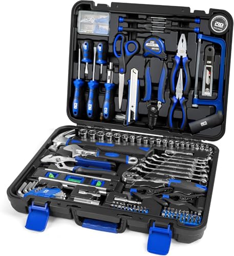 259-Piece Tool Kit, General Household Hand Tool Set, Blue