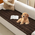 Couch Covers for Dogs, Sofa Cover for 3 Cushion Sofa, Chococlate