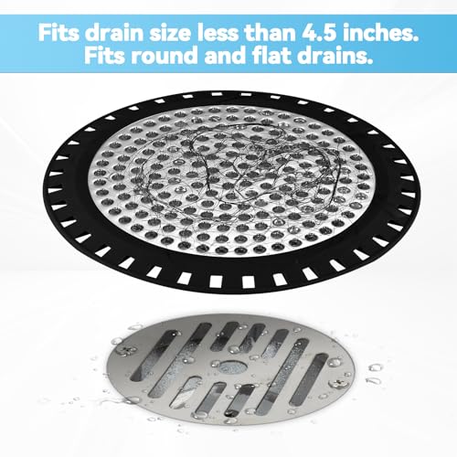 Shower Drain Hair Catcher, Shower Drain Cover Drain Strainers - view 4