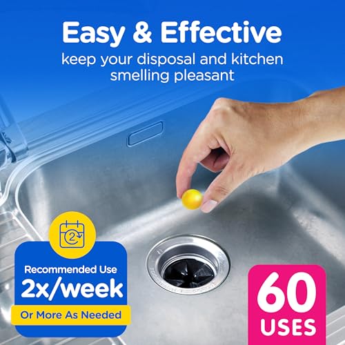 [[60 Count]] Plink Garbage Disposal Cleaner and Deodorizer VALUE PACK - Lemon - view 4