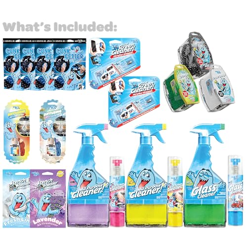 Home and Kitchen Cleaning Supplies - Multi Purpose Cleaner Kit for Floors,Counters, Bathroom and Glass-Cleaning Household Essentials - view 2